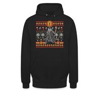 Wizard Mr Hobbit der Ringe | Ugly Christmas Sweater Navidad Sudadera con Capucha Suéter, Negro , 3XL