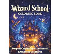 Wizard School Coloring Book: Magical Castles, Spell Lessons & Enchanted Creatures for Stress Relief and Fantasy Fun (Magical Worlds Coloring Series)