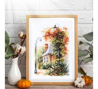 Wizardi - Kit de punto de cruz contado - Aguja mágica silenciosa del 70 al 41 de septiembre