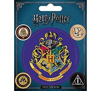 Wizarding World Harry Potter-Hogwarts - Adhesivo de vinilo, multicolor, 10 x 12,5 cm