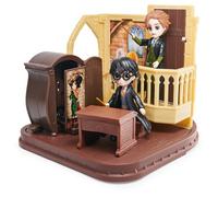 Wizarding World Harry Potter, Magical Minis Defense Against The Dark Arts Playset con 2 Figuras exclusivas, 5 Accesorios, Juguetes para niños a Partir de 6 años