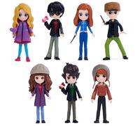 Wizarding World Harry Potter, Magical Minis Hogsmeade - Juego de coleccionista con 7 Figuras, Juguetes para niños y niñas a Partir de 6 años