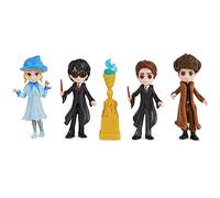 Wizarding World Harry Potter - Multipack de 4 FIGURINAS CAMPEONES Torneo DE LOS 3 MAJOS Magical MINIS - 4 Muñecas articuladas 8 cm con Accesorios coleccionables - Juguete Infantil de 5 años