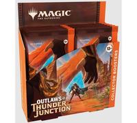 Wizards of the coast Juego Cartas Magic The Gathering Outlaws - Caja de 12 sobres Collector con 15 cartas y 1 token foil