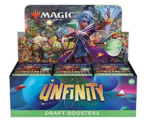 Wizards of the Coast- Unfinity Draft Booster Box Magic: The Gathering Accesorios, Color Verde (D03790000)