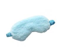 WIZBIOTECH Linda máscara de ojos esponjosa para dormir Viajes Transpirable Eyeshade Ojos Cubierta para los Ojos Máscara para dormir Niños Adultos - Azul