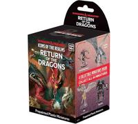 WizKids D&D Icons of The Realms: Return of The Dragons Single Booster | Figuras de Calabozos y Dragones | Prepintadas | Caja ciega
