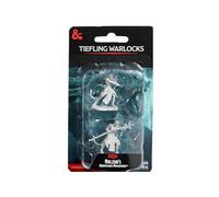 WizKids D&D Nolzur's Marvelous Miniatures: Tiefling Warlocks Dungeons and Dragons Unpainted Miniatures