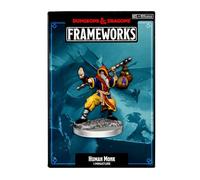 WizKids Dungeons & Dragons Frameworks Monje Humano Masculino Miniatura
