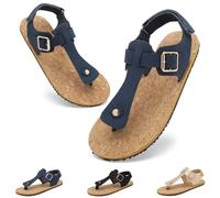 Wizshoe Barefoot Sandalias Mujer Chanclas de Verano Flip Flop Sandals Women Zapato Plano Sandalias de Playa Antideslizante Zero Drop Cómodos Casual Zapatos Azul 41EU