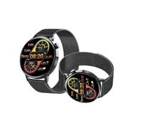 Wizvox 2025 Reloj Inteligente - el j edid r 1.32" Reloj Inteligente Notificaciones Inteligentes Presión Arterial Entrenamiento Y Deportes F22r0730,BlackMilan