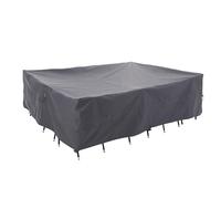 WJ-X3 Funda Grande Gris para Muebles de Patio, 108 Pulgadas de Ancho x 84 Pulgadas de Profundidad x 31 Pulgadas de Alto, Impermeable, Resistente a los Rayos UV y al Viento, antidecoloración