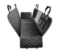 WJDMB Funda Coche Perro para Kia EV9 Concept Borrego Mohave Seltos, Material Mejorado Antideslizante Coche Perros Asiento Trasero Antideslizante y Lavable,B Black