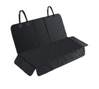 WJDMB Protector Coche Perros Asiento Trasero para Dacia Duster S Logan Sandero S Ensemble Complet 2000-2024, Resistente al Agua a Los Arañazos Antideslizante Funda Asiento Trasero,Black&A