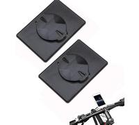 Wjelet 2 soportes para teléfono móvil para manillar de bicicleta, soporte autoadhesivo para teléfono móvil, soporte de extensión GPS para Garmin Edge, soporte para teléfono y bicicleta, adaptador para