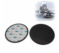 Wjelet 2 unidades de 80 mm 3 M adhesivos extra fuertes para soporte de ventosa de coche, universales, para salpicadero de coche, para dispositivos de navegación, GPS, tablet, soporte para teléfono