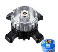 Wjelet Adaptador de cartucho de gas compatible con Campingaz CV Easy Clic a EN417 válvula de rosca, adaptador de gas hermético para cocinas de camping y exteriores