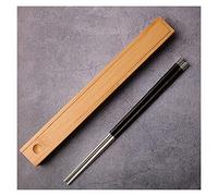 WJFLUCK Palillos Reutilizables Aptos para lavavajillas Palillos Chinos Estuche para Pali Chino Coreano Japonés Bambú Palillos portátiles Utensilio Apto para lavavajillas Hecho en Japón Clásico Chino