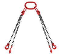 WJFTODAY Cadenas de elevación, Eslinga de Cadena de 4 ramales, Acero aleado G80, capacidae 3 toneladas, Eslinga de elevación de Alta Resistencia para Seguridad y Remolque de Carga, 1,5 m de Longitud.