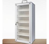 WJFTODAY Caja de Seguridad para teléfono Celular de Pared con 72 Ranuras y asa, Ideal parlar de Pared con 72 Ranuras y asa, Ideal para escuelas y oficinas, compacta para teléfonos móviles y tabletas.