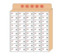 WJFTODAY Caja de Seguridad Transparente para teléfono Celular con Llaves, Organizador de Organizador de Pared para aulas y Salas de conferencias, solución de Almacenamiento Seguro para 50 teléfonos.