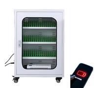 WJFTODAY Estación de Carga móvil de Acero con 60 Ranuras y Cerradura de combinación. Idearadura de combinación. Ideal para aulas, escuelas, Estudiantes y empleados. Solución de Carga Segura y cómoda.