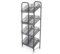 WJFTODAY Estante de exhibición para minoristas, Estante Organizador de refrigerios, Organ de Almacenamiento de Alambre de Metal, Estante de exhibición de panadería, Soporte para Dulces, para vitrinas