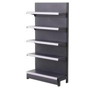 WJFTODAY Estante de exhibición para supermercado, Soporte para almacenar Papas Fritas, boutas y Verduras para farmacias y Grandes almacenes, Resistente para Bebidas (Color: tamaño: 122 x 40 x 135 cm)