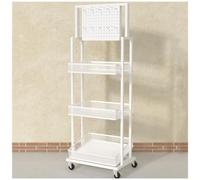 WJFTODAY Estantería de exhibición para Tiendas, Expositor de Dulces, Estante metálico partor de Snacks con Ruedas y 10 Ganchos, Organizador de Pan Grande y versátil, para Tiendas, cocinas y oficinas.