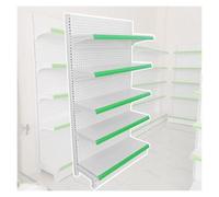 WJFTODAY Expositor Comercial de 5 Niveles para supermercado, Ideal para Frutas, Verduras 5 Niveles para supermercado, Ideal para Frutas, Verduras y Patatas Fritas, fácil de Montar (122 x 40 x 195 cm)