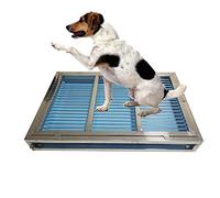 WJFTODAY Inodoro de Acero Inoxidable para Perros, Almohadilla de Entrenamiento para perrodoro para Perros, Alfombrilla Mate de Gran Capacidad para Entrenamiento de Mascotas (tamaño: 85 x 58 x 7,5 cm)