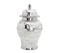 WJFTODAY Jarrón Decorativo de Jengibre, jarrón de cerámica clásica, jarrón de Jengibre, Tarro de Templo, Organizador de Almacenamiento, Maceta, exhibición de Escritorio, florero, tarros de Jengibre S