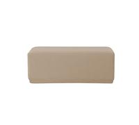 WJHDWYD Cubierta de Taburete, Fundas de Taburete Jacquard, Cubierta, Cubierta para otomana, reposapiés 1pcs(Color Arena)
