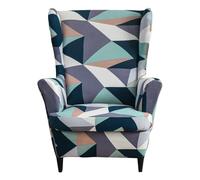 WJHDWYD Funda de Sillón Funda Orejero elástica, Cubre Sillón Relax 1 Plaza, Cojín Independiente(Pabellón Colorido)