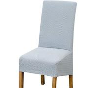 WJHDWYD Fundas Elásticas for Sillas De Comedor, 4/6 Piezas, Funda Protectora for Silla, Funda Elástica for Silla for Comedor, Boda, Banquete, Decoración De Fiesta(Azzurro,6pcs)