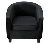 WJHDWYD Fundas for Asientos de sillón de Club, 2 Piezas, Fundas for sillón de 1 Plaza(Nero A)