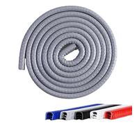 WJHVNH Protector Borde Puerta Auto para Hyundai Veloster 2019 2020 2021 2022 2023 2024 2025 2026, 10m Tira De Sellado Tiras de Parachoques Goma con Clips Metal Incorporados,Grey