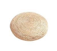 WJIAYAO Cojín de Meditación Cojín de Paja for meditación y Yoga, cojín Tatami Estilo japonés, Estera, Relleno Suave cómodo con guata Seda(Type4)