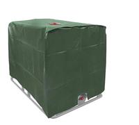 WJIAYAO Cubierta para Tanque de Agua El Tanque de Agua se Adapta al Estuche 1000L 210D Estuche de Mano IBC con Cremallera Verde Barril de Lluvia for Exteriores de 275 galones(Green)