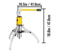 WJIAYAO Extractor Hidráulico de Engranajes Extractor de Engranajes hidráulico 15T, Ajustable, 3 mordazas, for cojinetes Rueda, Separador, máquina Dibujo, Herramienta for extraer