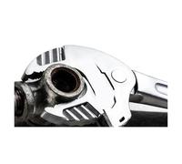 WJIAYAO Llave de boca ancha ajustable Llave de garra cangrejo ajustable, trinquete, instalación brida tubería for reparación chasis automotriz(19-24mm)