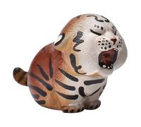 WJIAYAO Mascota de té Tigre Hecha a Mano | Escultura Zisha de arcilla morada de Lucky Fortune for juego de Gongfu