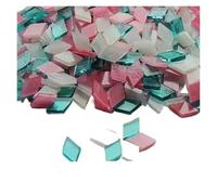 WJIAYAO Mosaicos Azulejos de Mosaico de Vidrio Transparente de 50g, Pieza de Mosaico Multicolor, Piedras for Hacer mosaicos DIY for Manualidades, Hobby, Artes, decoración de Pared del hogar(Color 23)