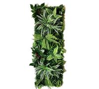 WJIAYAO Paneles de Pared de Césped Artificial Panel de Rosas Artificiales for decoración del hogar, 40 x 120 cm, Cubierto con Estera Paja(Color27)