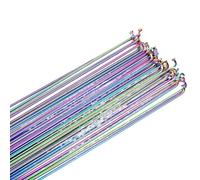 WJIAYAO Radio de Bicicleta Cable for radios de Bicicleta, Arco Iris, 26, 27,5, 29 Pulgadas, montaña/Carretera, Acero Inoxidable 304, 14G, 259/261/271/273/291/293MM(259MM x 12pcs Color)