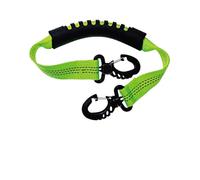 WJIAYAO ski Straps Correa de Transporte esquís, Correas portátiles for Transportar, for Botas Snowboard, Hombro for Patines Hielo(Green)