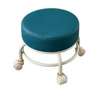 WJIAYAO Taburete bajo con Ruedas Pedicura Sillas de Herramientas for pedicura Reposapiés Taburete bajo móvil Rueda Universal Muebles salón Ergonomía Belleza Masaje Silla SPA(Color 9)