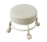 WJIAYAO Taburete bajo con Ruedas Pedicura Sillas de Herramientas for pedicura Reposapiés Taburete bajo móvil Rueda Universal Muebles salón Ergonomía Belleza Masaje Silla SPA(Color 1)