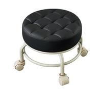 WJIAYAO Taburete bajo con Ruedas Pedicura Sillas de Herramientas for pedicura Reposapiés Taburete bajo móvil Rueda Universal Muebles salón Ergonomía Belleza Masaje Silla SPA(Color 20)