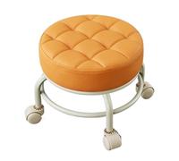 WJIAYAO Taburete bajo con Ruedas Pedicura Sillas de Herramientas for pedicura Reposapiés Taburete bajo móvil Rueda Universal Muebles salón Ergonomía Belleza Masaje Silla SPA(Color 22)
